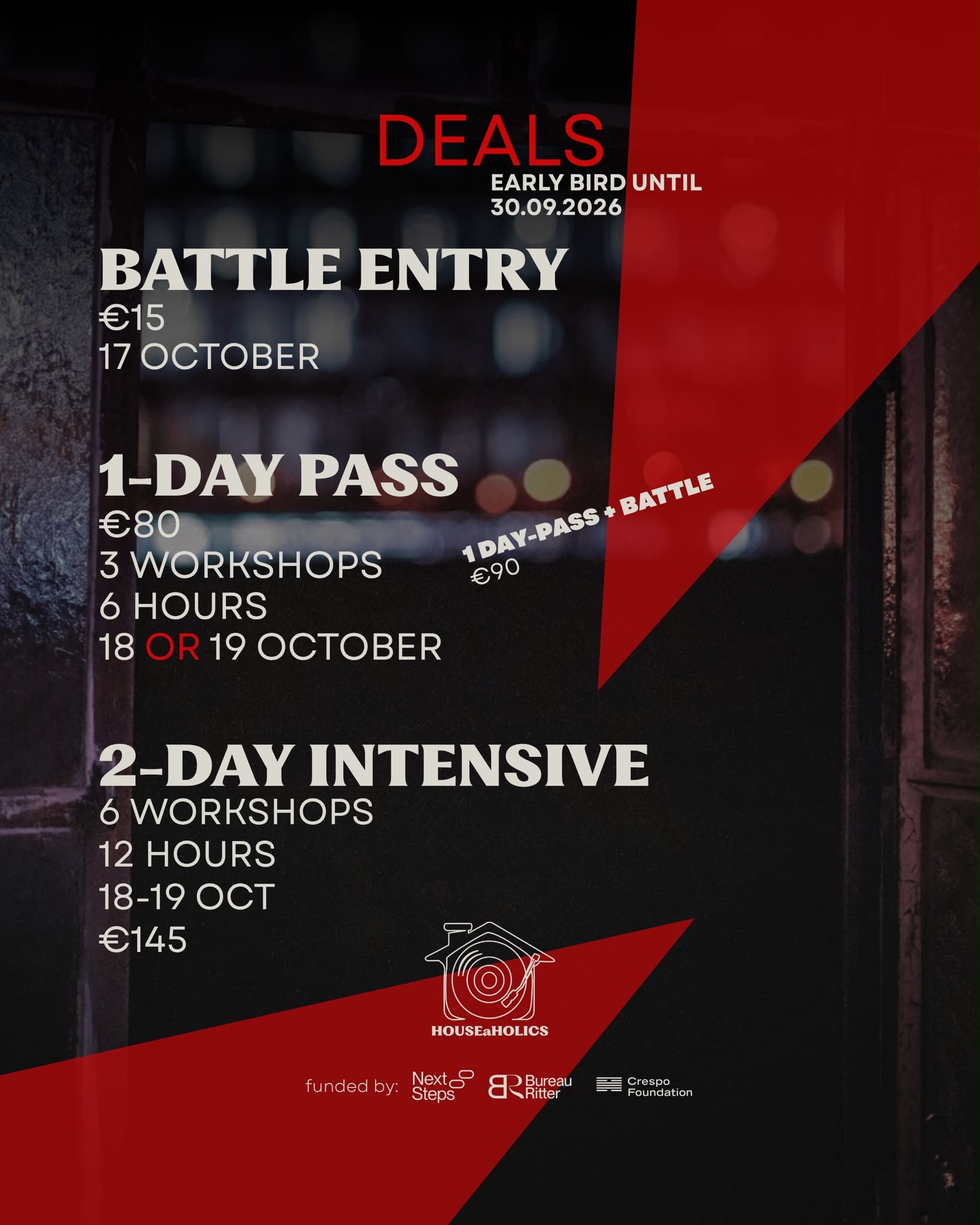 Beyond Steps Battle Entry and Workshop Deals